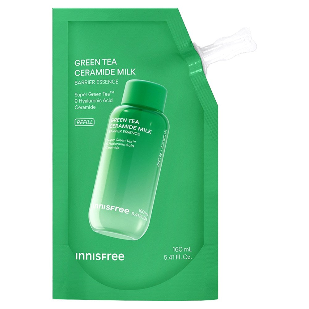 [INNISFREE] Green Tea Ceramide Milk Barrier Essence Refill (160ml)