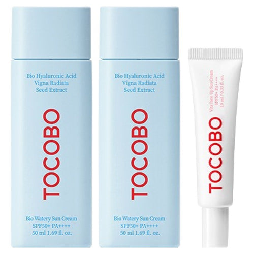 [TOCOBO] Bio Watery Sun Cream & Vita Tone Up Sun Cream Set (1 set)