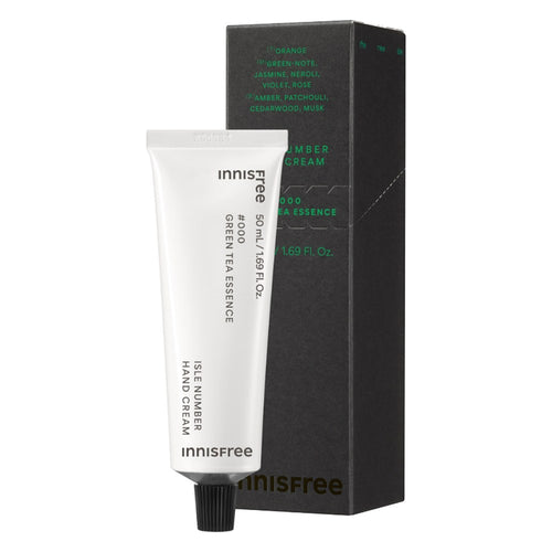 [INNISFREE] Isle Number Hand Cream Green Tea Essence (50ml)