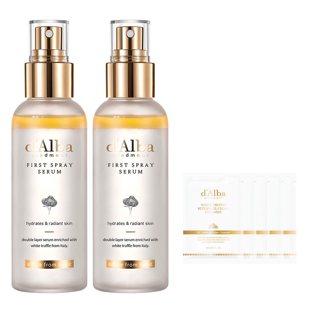 [D'ALBA] White Truffle First Spray Serum (2 x 100ml + 5 x 3ml)