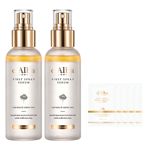 [D'ALBA] White Truffle First Spray Serum (2 x 100ml + 5 x 3ml)