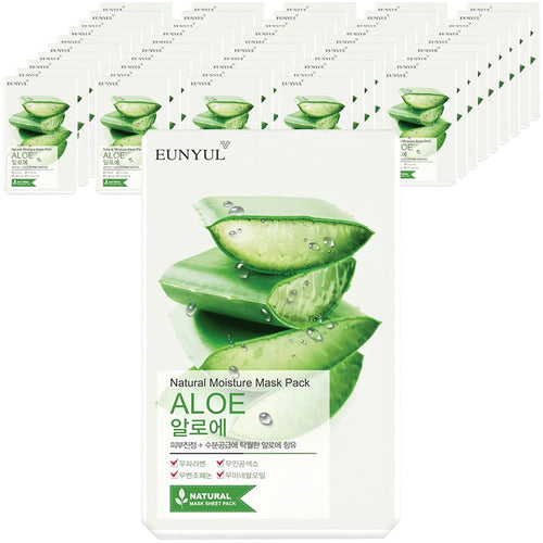 [EUNYUL] Natural Moisture Aloe Mask Pack (50 sheets)