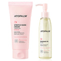 [ATOPALM] Maternity Care Stretch Mark Cream & Massage Oil Set (1 set)