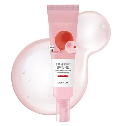 [ROUND LAB] Camellia Deep Collagen Firming Sun Serum SPF50+ PA++++ (50ml)