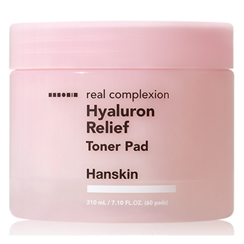 [HANSKIN] Real Complexion Hyaluron Relief Toner Pad (60 sheets)