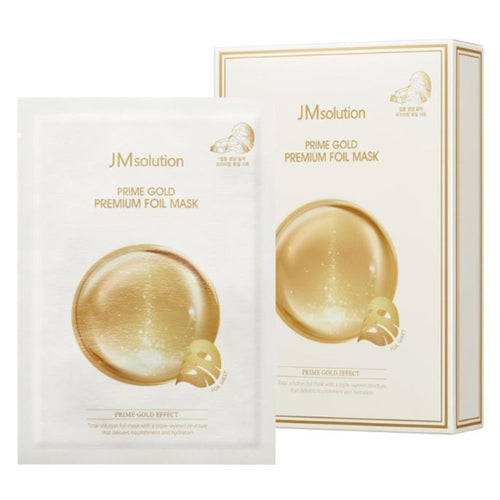 [JMSOLUTION] Prime Gold Premium Foil Mask (10 x 35ml)