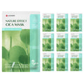 [LEADERS] Nature Effect Cica Mask (10 sheets x 21ml)