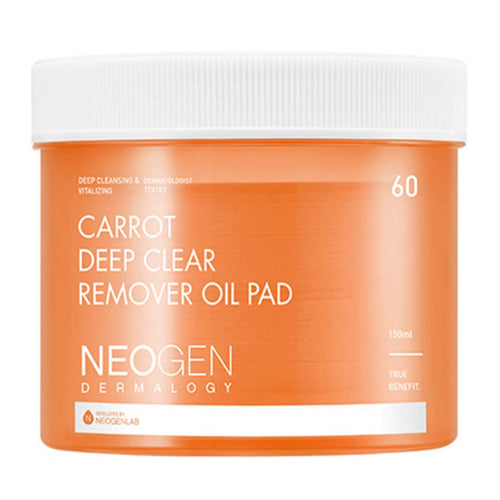 [NEOGEN] Dermalogy Carrot Deep Clear Remover Oil Pad (60 pads)