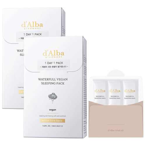 [D'ALBA] Waterfull Vegan Sleeping Pack (2 options)