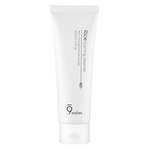 [9WISHES] Rice Foaming Cleanser (120ml)