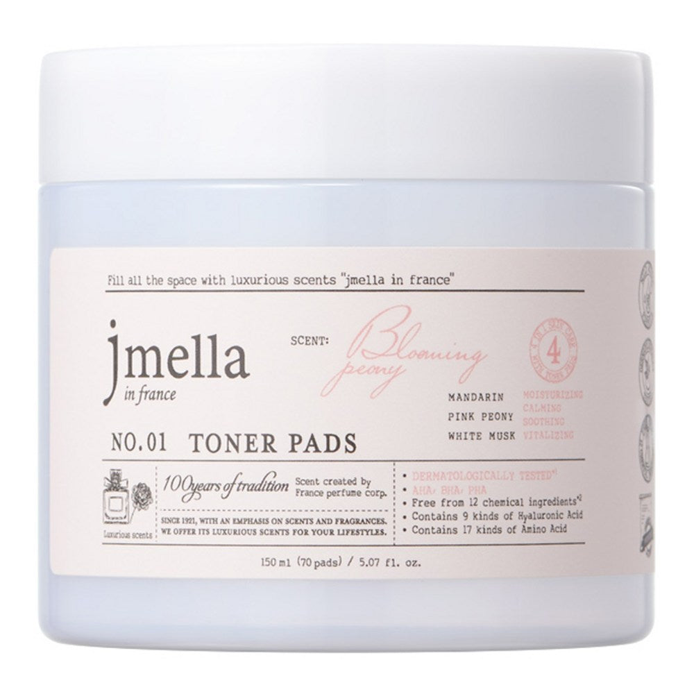 [JMELLA] in France Blooming Peony Toner Pad (70 sheets)