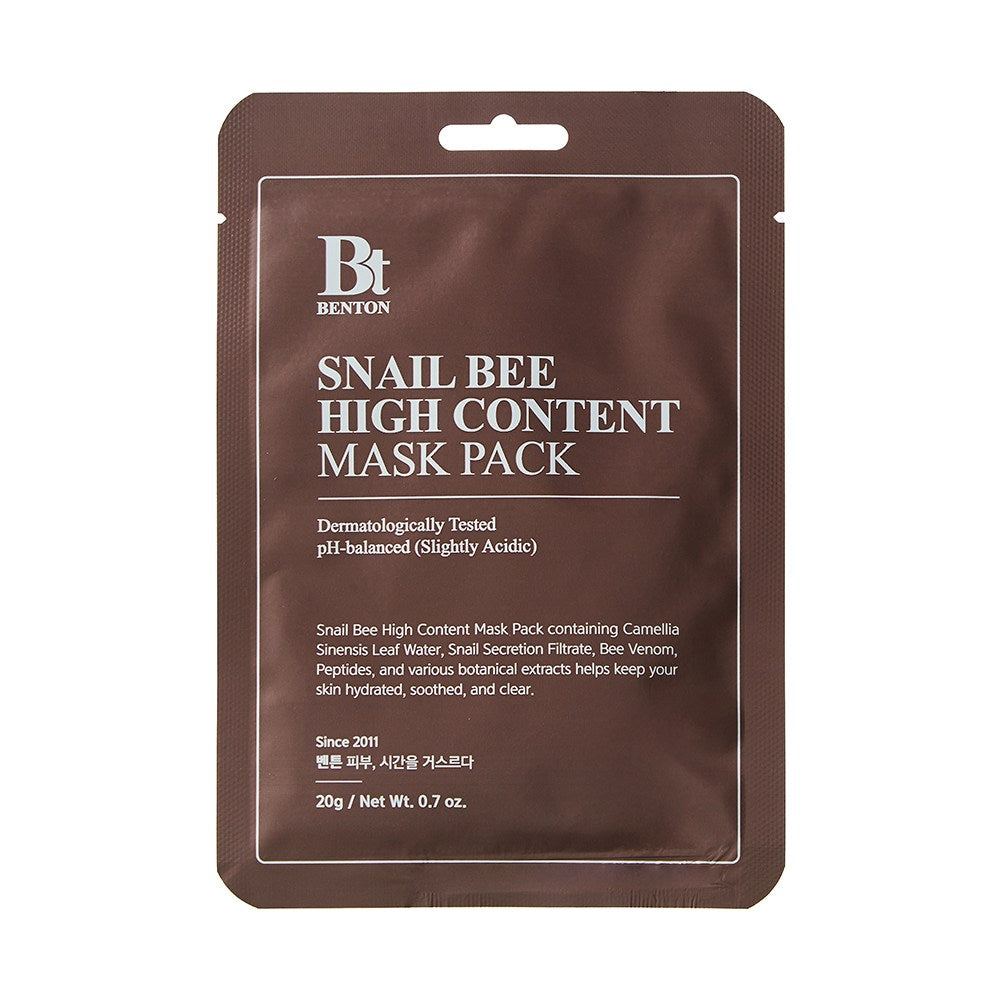 [BENTON] Snail Bee High Content Mask Pack (10 sheets)