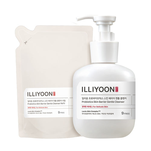 [ILLIYOON] Probiotics Skin Barrier Gentle Cleanser (300ml + 250ml)