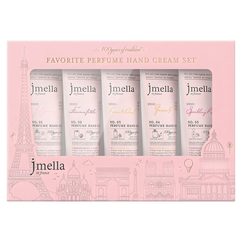 [JMSOLUTION] Jmella in France Favorite Perfume Hand Cream Set (5 x 50ml)