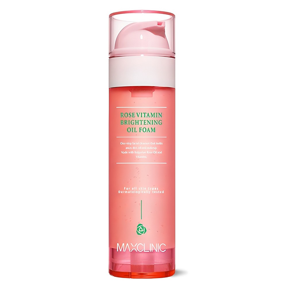 [MAXCLINIC] Rose Vitamin Brightening Oil Cleansing Foam (110g)