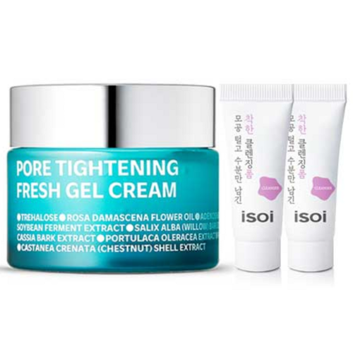 [ISOI] Pore Tightening Fresh Gel Cream Set (50ml + 7ml x 2)