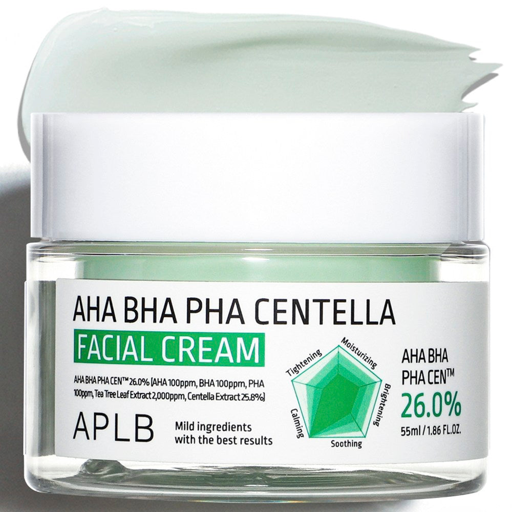 [APLB] AHA BHA PHA Centella Facial Cream (55ml)