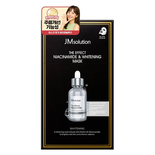 [JMSOLUTION] The Effect Niacinamide & Whitening Mask (10 x 24ml)