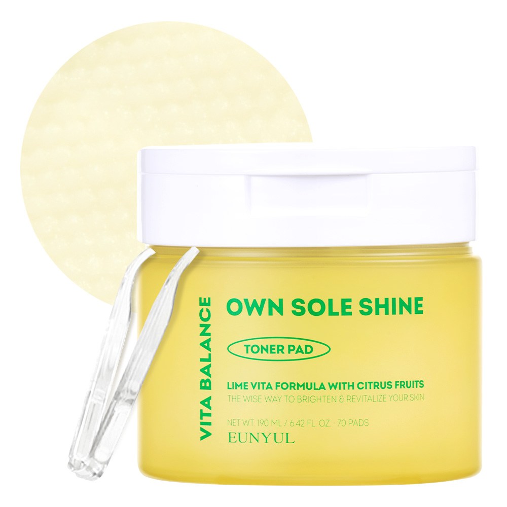 [EUNYUL] Vita Balance Own Sol Shine Toner Pad (70 pads)