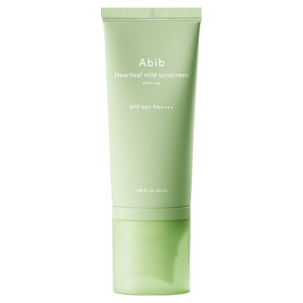 [ABIB] Heartleaf Mild Sunscreen Relief Tube SPF50+ PA++++ (50ml)