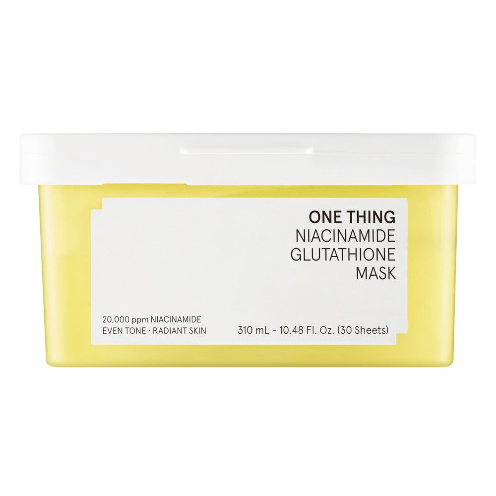 [ONE THING] Niacinamide Glutathione Mask (30 sheets)