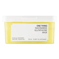 [ONE THING] Niacinamide Glutathione Mask (30 sheets)