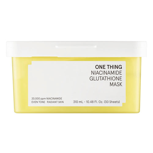 [ONE THING] Niacinamide Glutathione Mask (30 sheets)