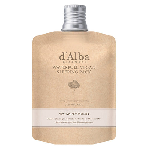 [D'ALBA] Waterfull Vegan Sleeping Pack (1 set)