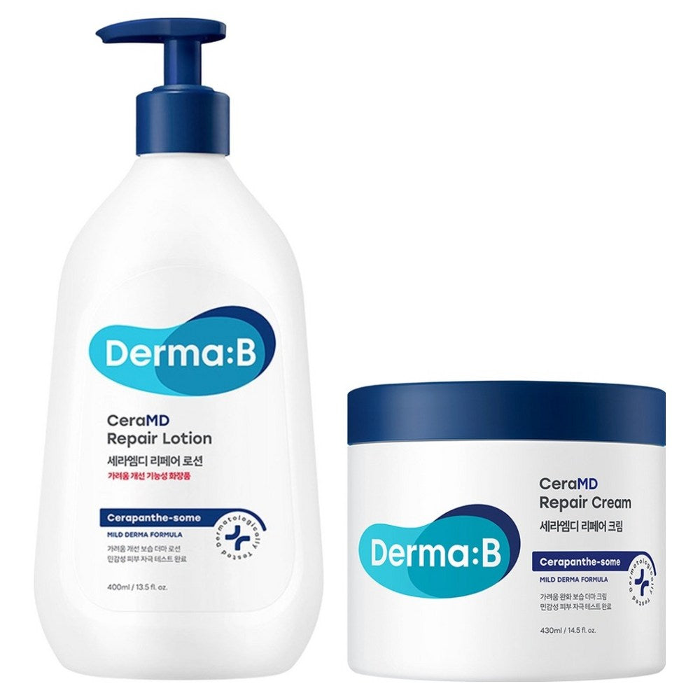 [DERMA:B] CeraMD Repair Lotion + Cream Set (1 set)