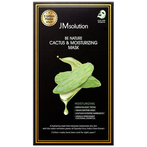 [JMSOLUTION] Be Nature Cactus Moisturizing Mask (10 sheets)