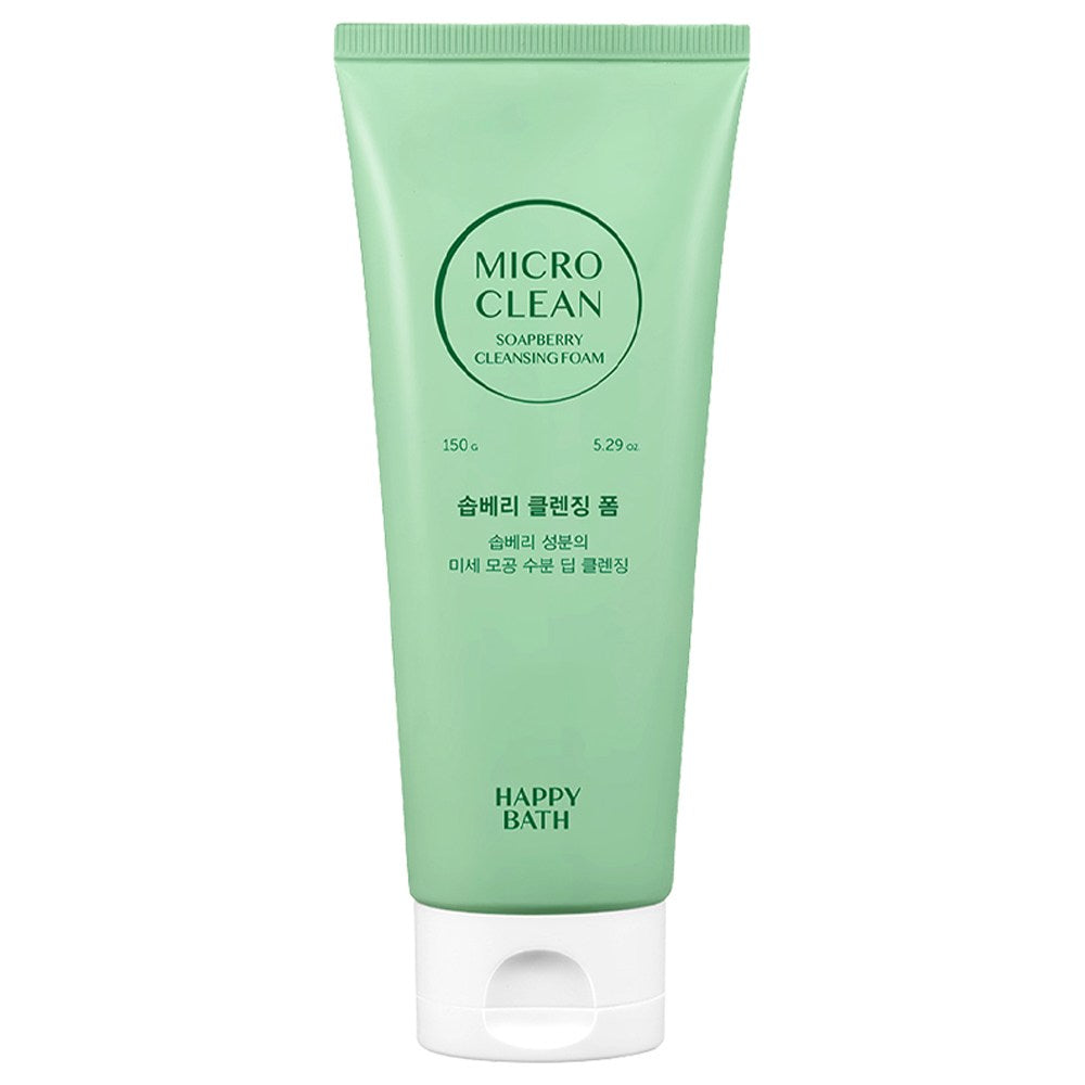 [HAPPYBATH] Micro Clean Soapberry Cleansing Foam (150g)