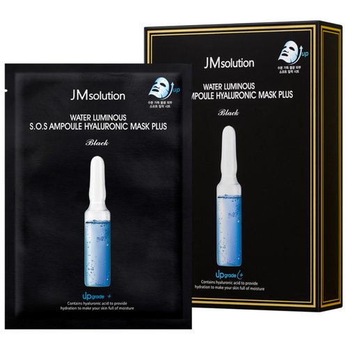[JMSOLUTION] Water Luminous S.O.S Ampoule Hyaluronic Mask Plus (10 x 35ml)