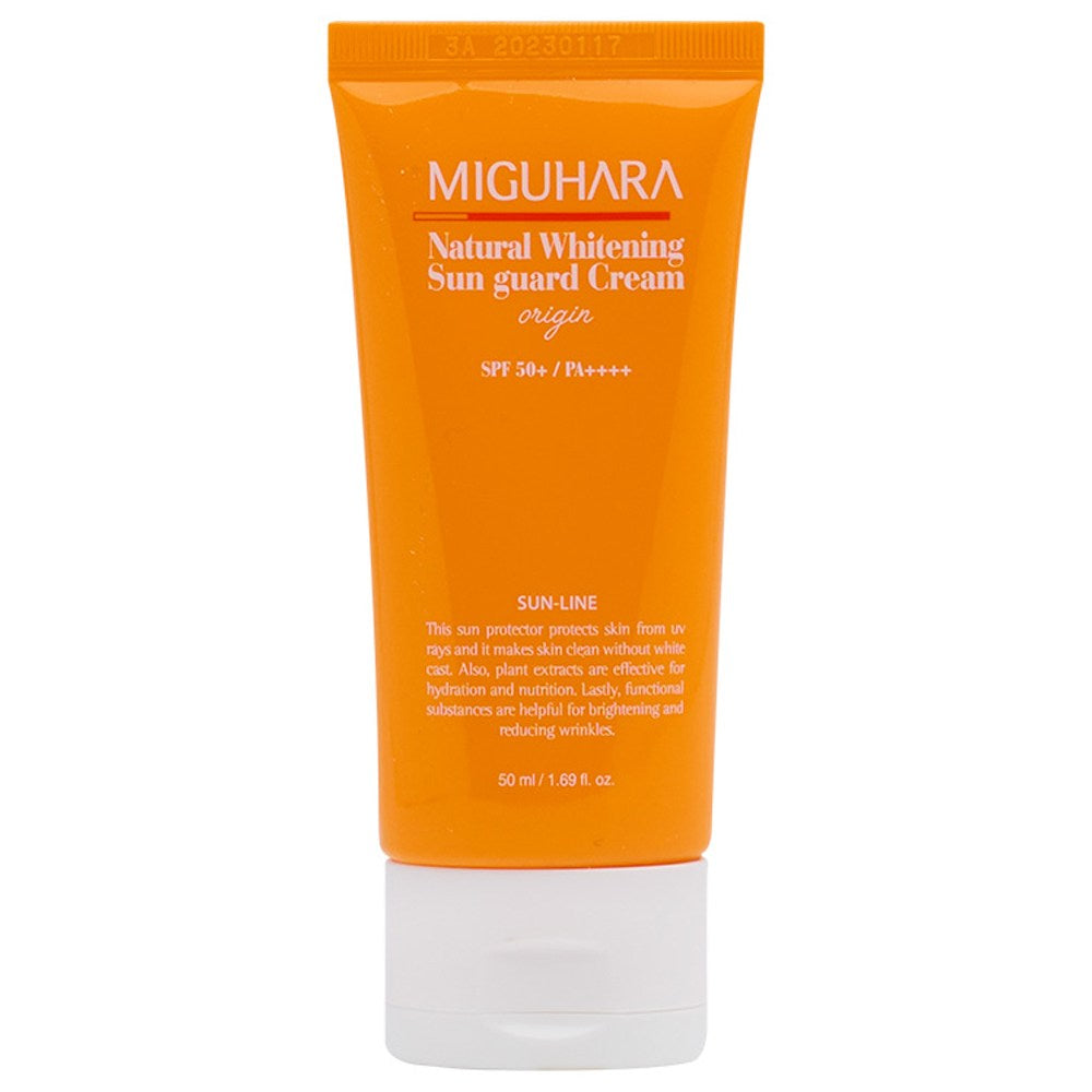 [MIGUHARA] Natural Whitening Sun Guard Cream Origin SPF50+ PA++++ (50ml)