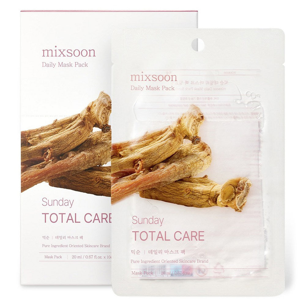 [MIXSOON] Daily Mask Pack Sunday (Total Care) (10 sheets)