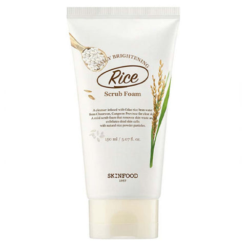 [SKINFOOD] Rice Daily Brightening Scrub Foam (150ml)