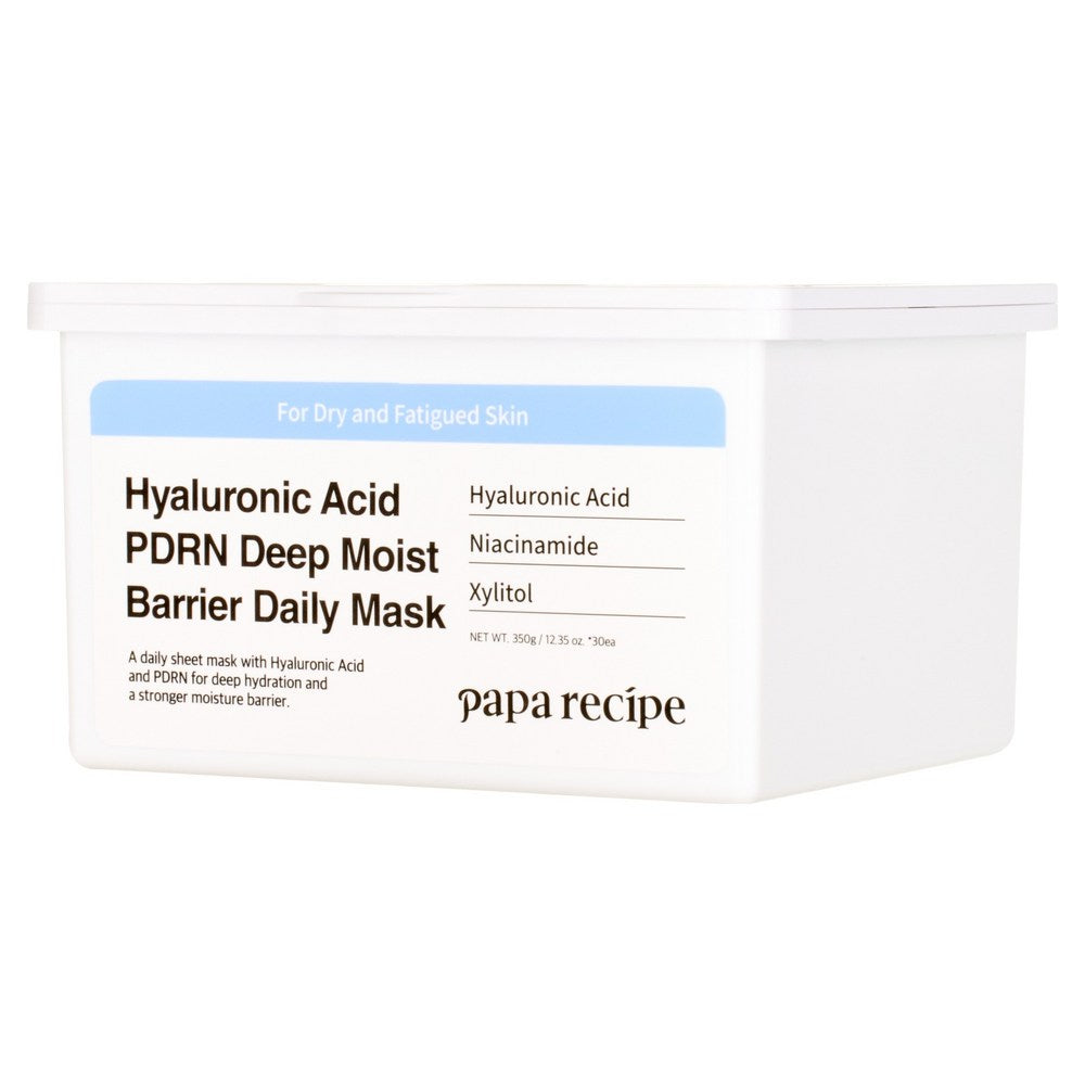 [PAPA RECIPE] Hyaluronic Acid PDRN Deep Moist Barrier Daily Mask (30 sheets)