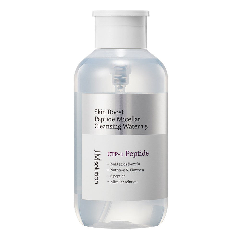 [JMSOLUTION] Skin Boost Peptide Micellar Cleansing Water 1.5 (500ml)