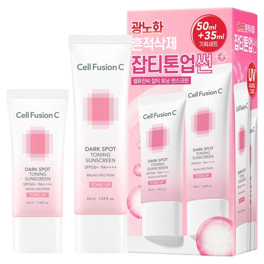 [CELL FUSION C] Toning Sunscreen 100 SPF 50+ PA++++ Set (50ml + 35ml)