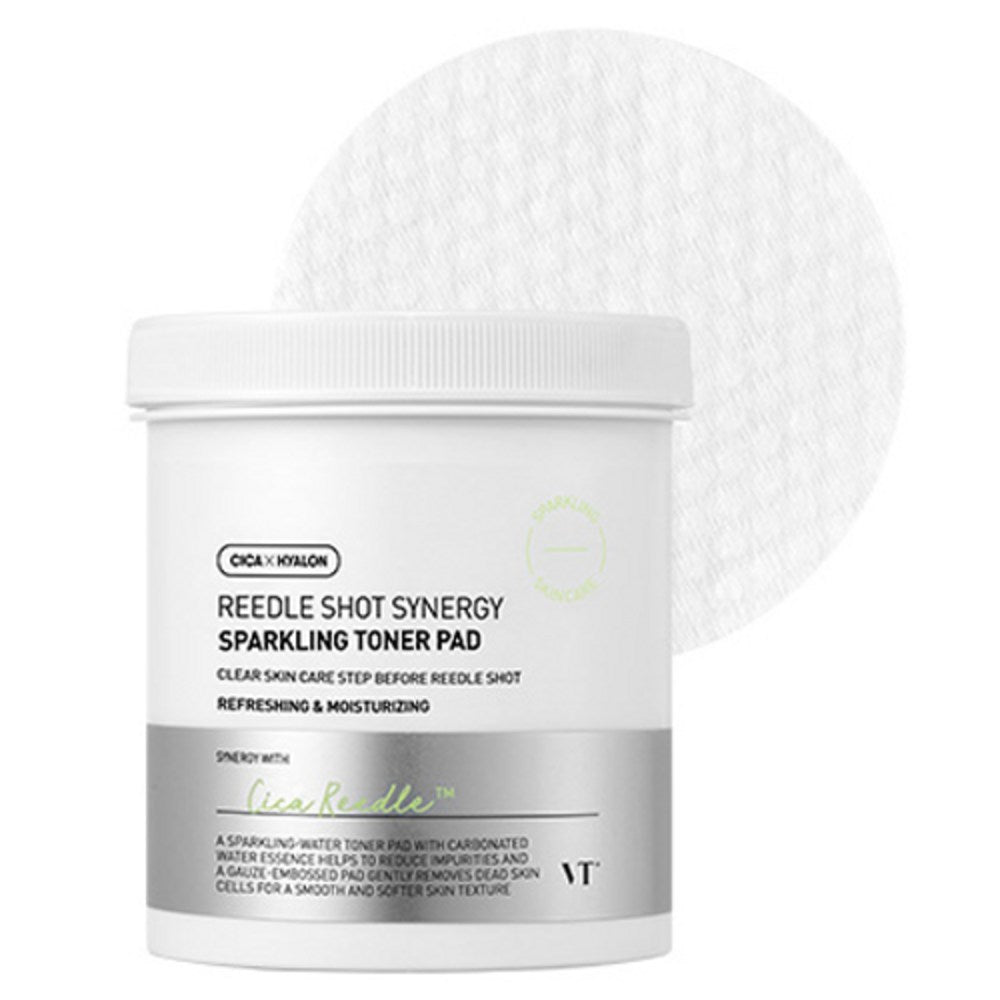 [VT COSMETICS] Reedle Shot Synergy Sparkling Toner Pad (80 sheets)