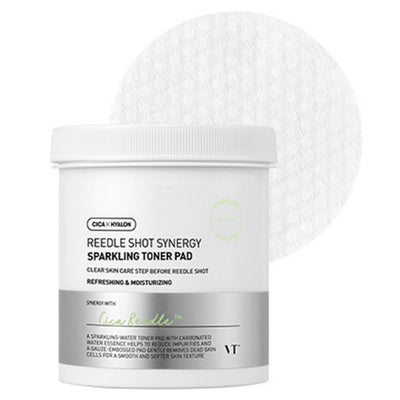 [VT COSMETICS] Reedle Shot Synergy Sparkling Toner Pad (80 sheets)