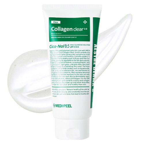[MEDIPEEL] Green Cica Collagen Clear Gel Cleanser 2.0 (2 options)