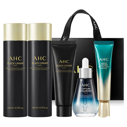[AHC] Black Caviar Youth Ritual Care 5-Piece Set (1 set)
