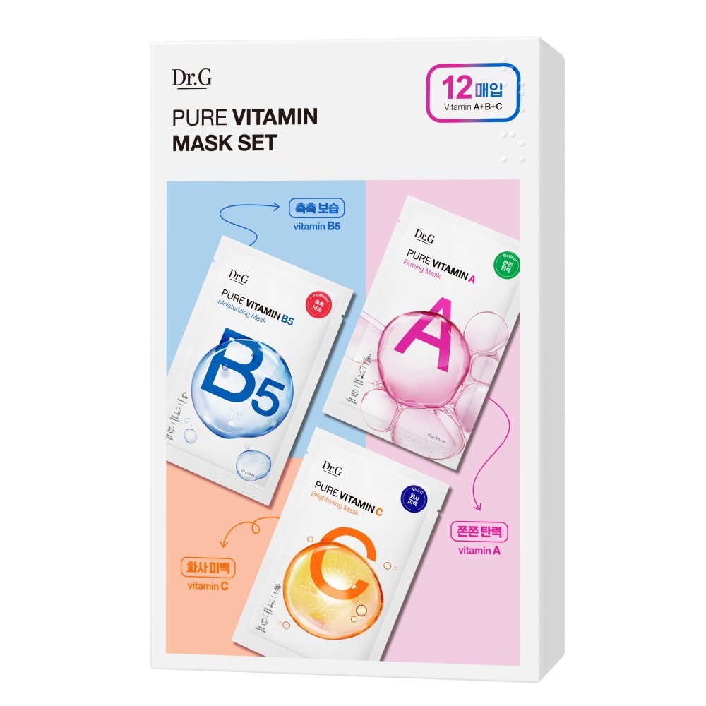 [DR.G] Pure Vitamin Mask Set (A/B5/C) (1 set)