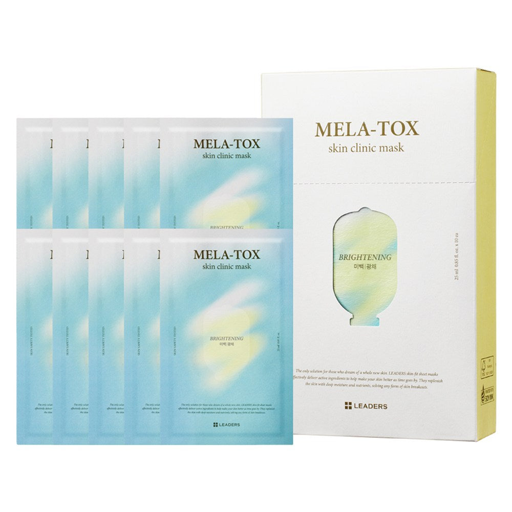 [LEADERS] Mela Tox Skin Clinic Mask (10 x 25ml)