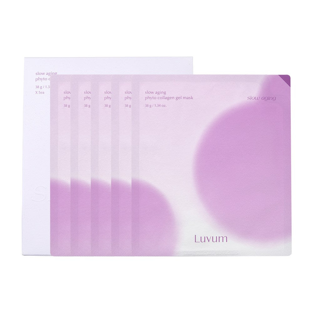 [LUVUM] Slow Aging Phyto Collagen Gel Mask (5 x 38g)