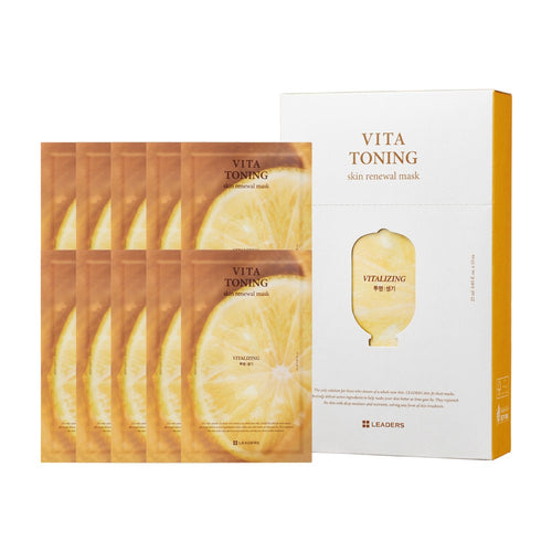[LEADERS] Vita Toning Skin Renewal Mask (10 x 25ml)