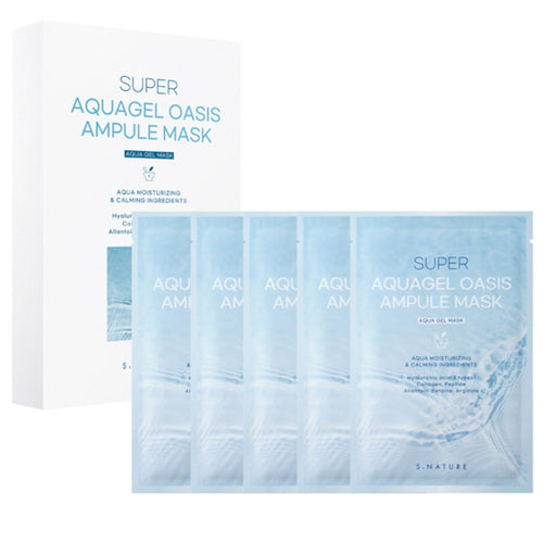 [S.NATURE] Super Aqua Gel Oasis Ampoule Mask (5 x 30ml)