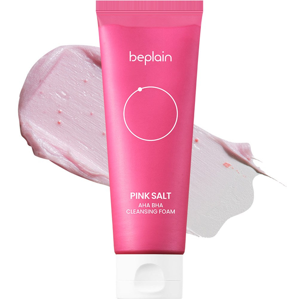 [BEPLAIN] Pink Salt AHA BHA Cleansing Foam (120ml)