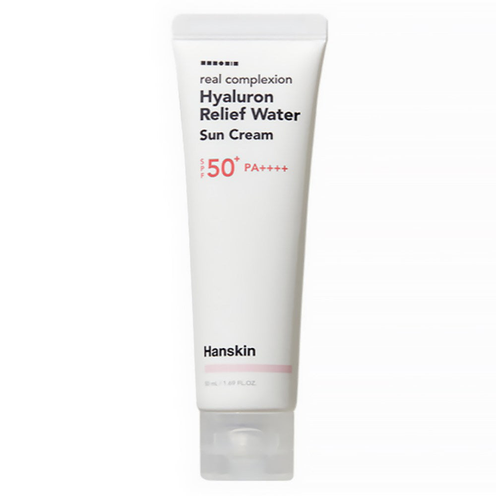 [HANSKIN] Real Complexion Hyaluron Relief Water Sun Cream SPF50+ PA++++ (50ml)