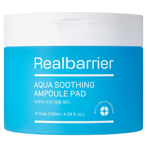 [REAL BARRIER] Aqua Soothing Ampoule Pad (70 sheets)